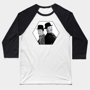 Laurel and Hardy-1 Baseball T-Shirt
